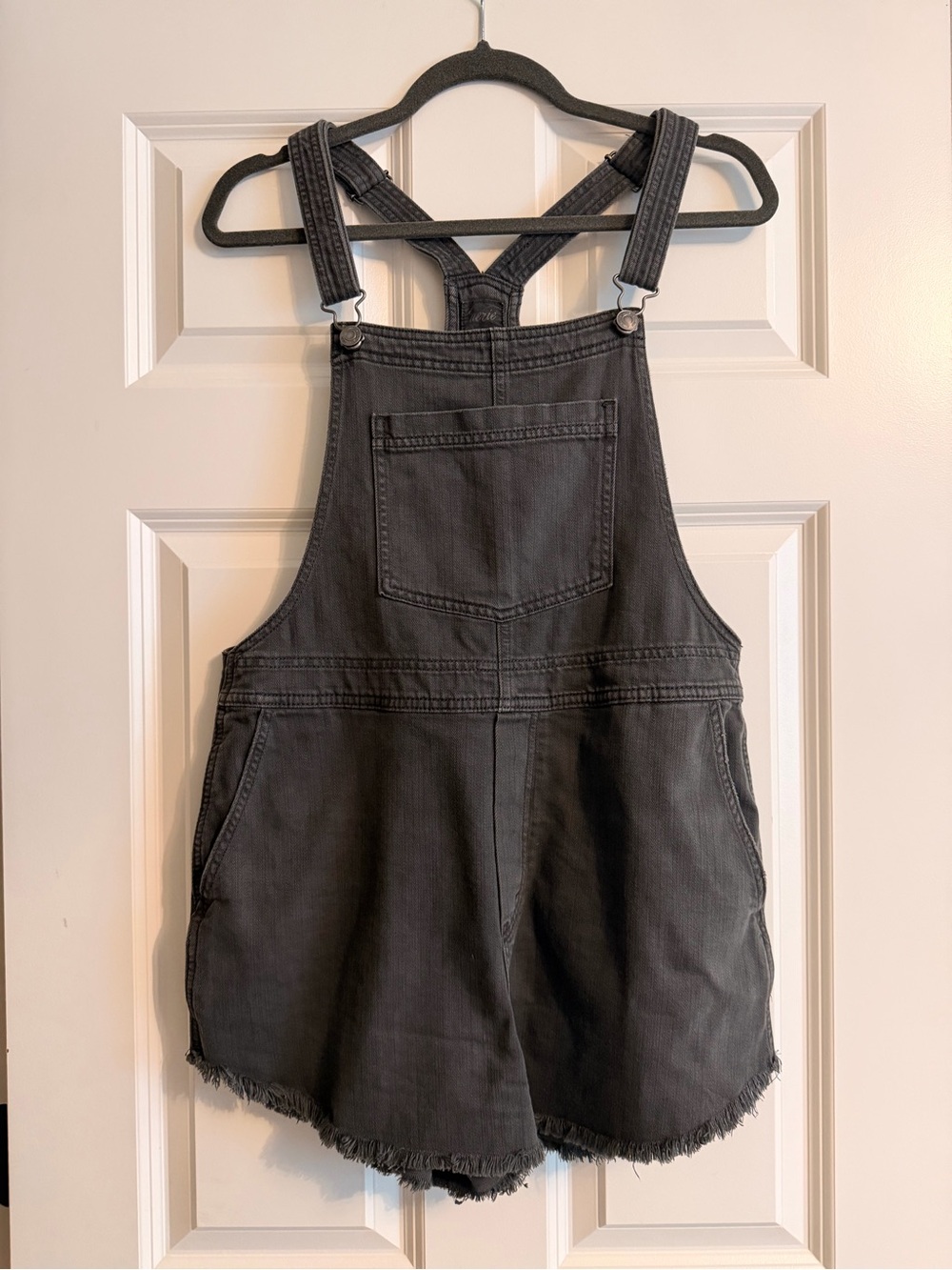 Aerie Gray Overall Shorts